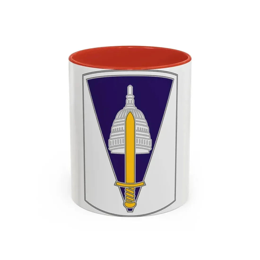 354 Civil Affairs Brigade 2 (U.S. Army) Accent Coffee Mug 11oz Red - Go Mug Yourself