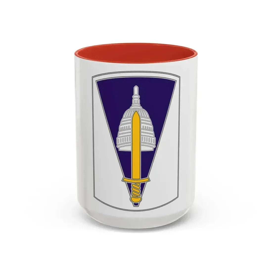 354 Civil Affairs Brigade 2 (U.S. Army) Accent Coffee Mug 15oz Red - Go Mug Yourself