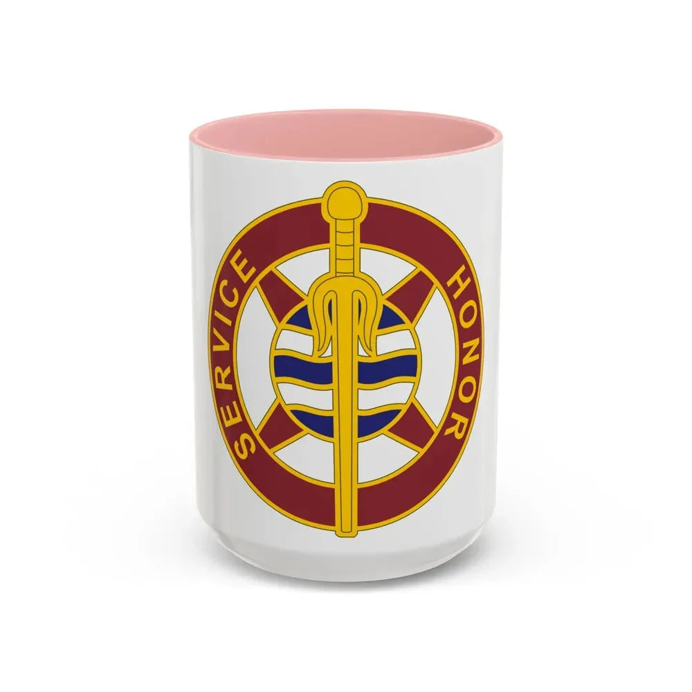 354 Transportation Battalion (U.S. Army) Accent Coffee Mug 15oz Pink - Go Mug Yourself