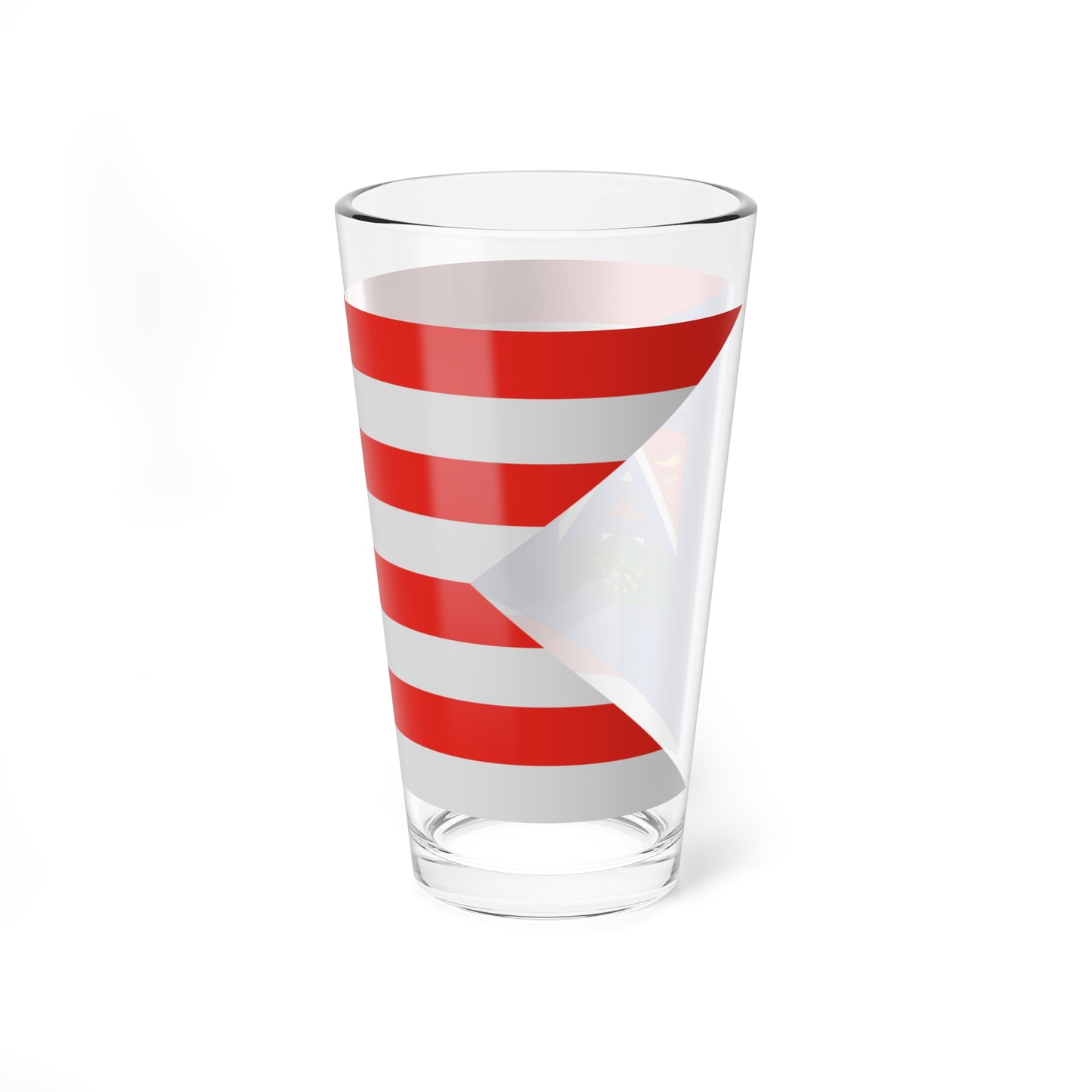 Flag of Porszombat (Hungary) Pint Glass 16oz
