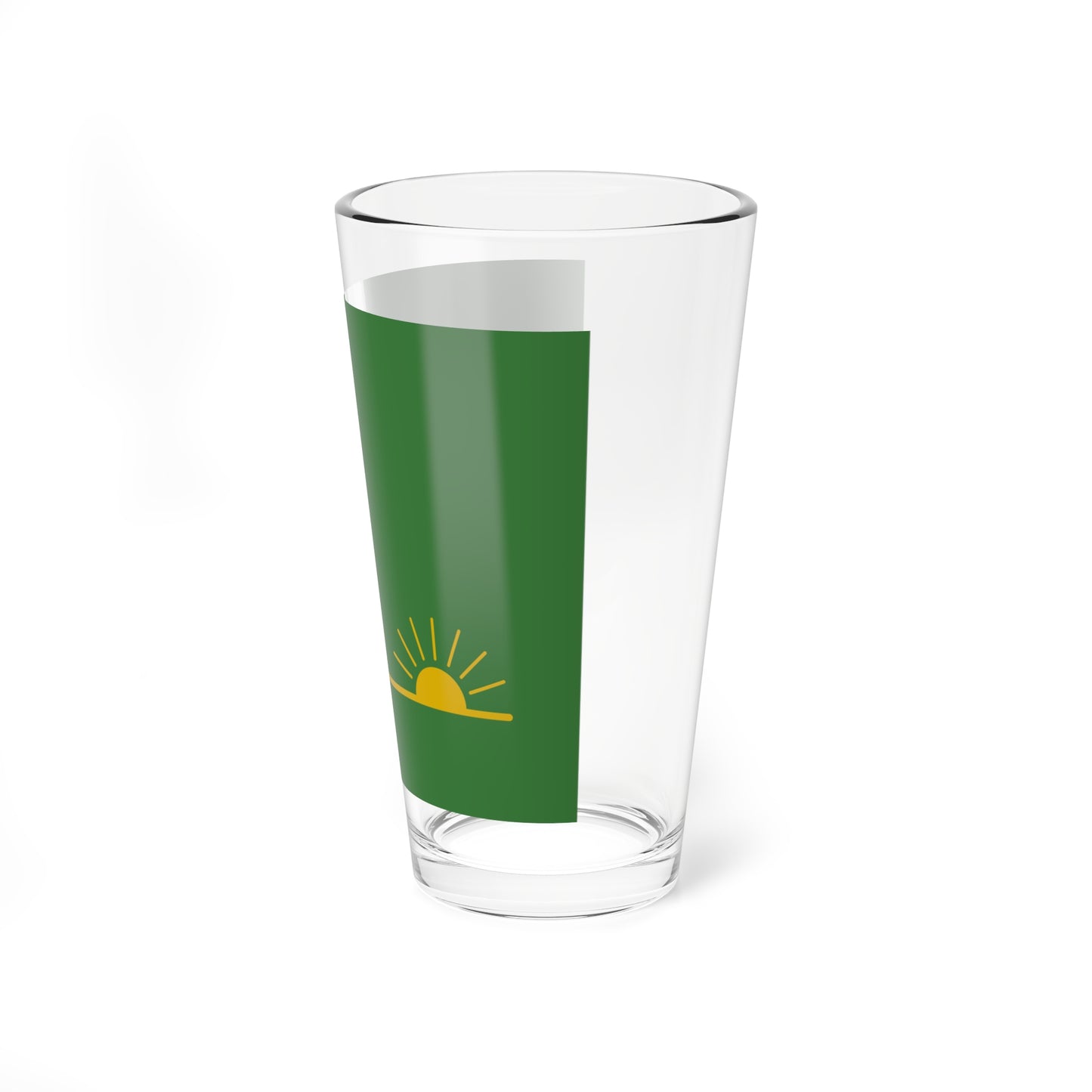 Proposed Flag of North Dakota Clell Gannon (United States) Pint Glass 16oz