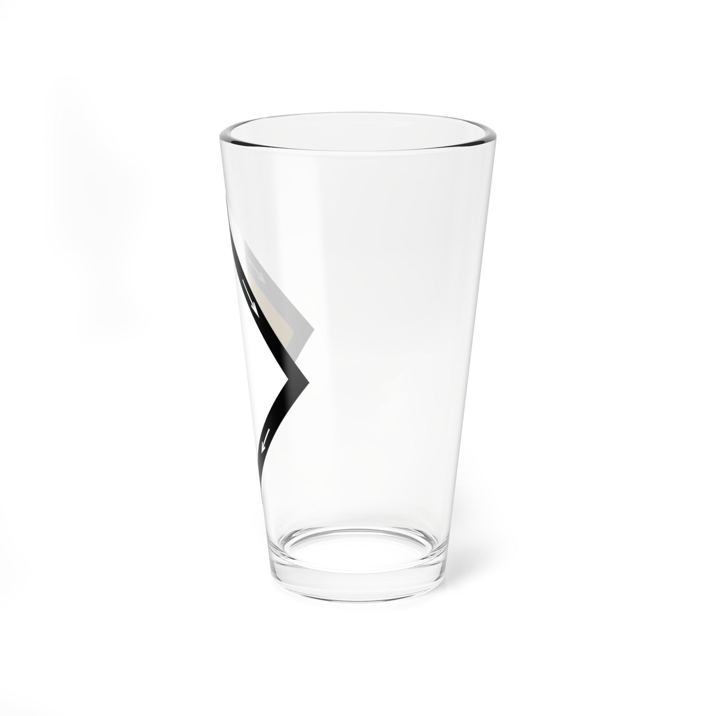 Emblem for the Med-IV-JTR (Denmark) (Coat of Arms) Pint Glass 16oz