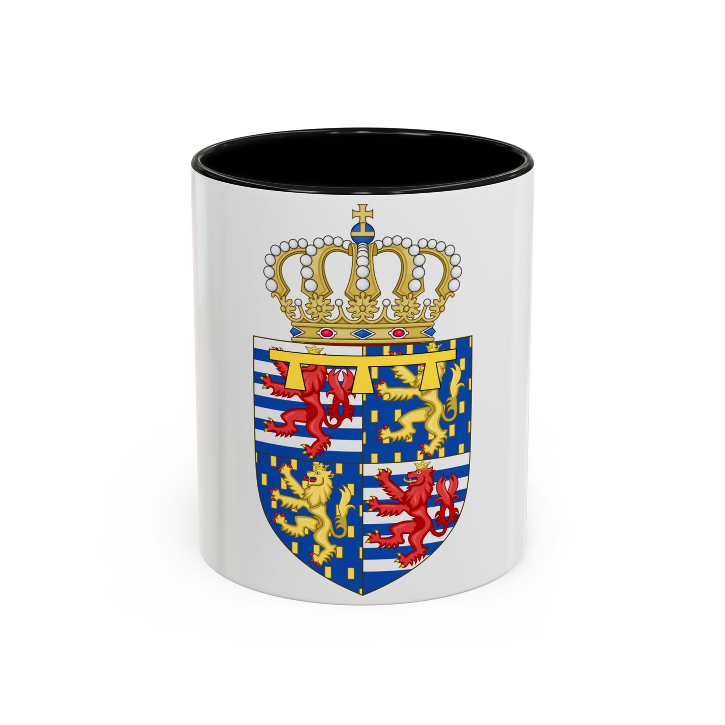 Lesser coat of arms of the Hereditary Grand Duke of Luxembourg (2000) - Accent Coffee Mug