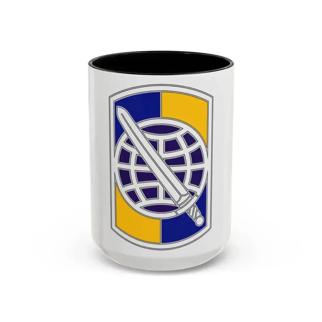 358 Civil Affairs Brigade 2 (U.S. Army) Accent Coffee Mug 15oz Black - Go Mug Yourself