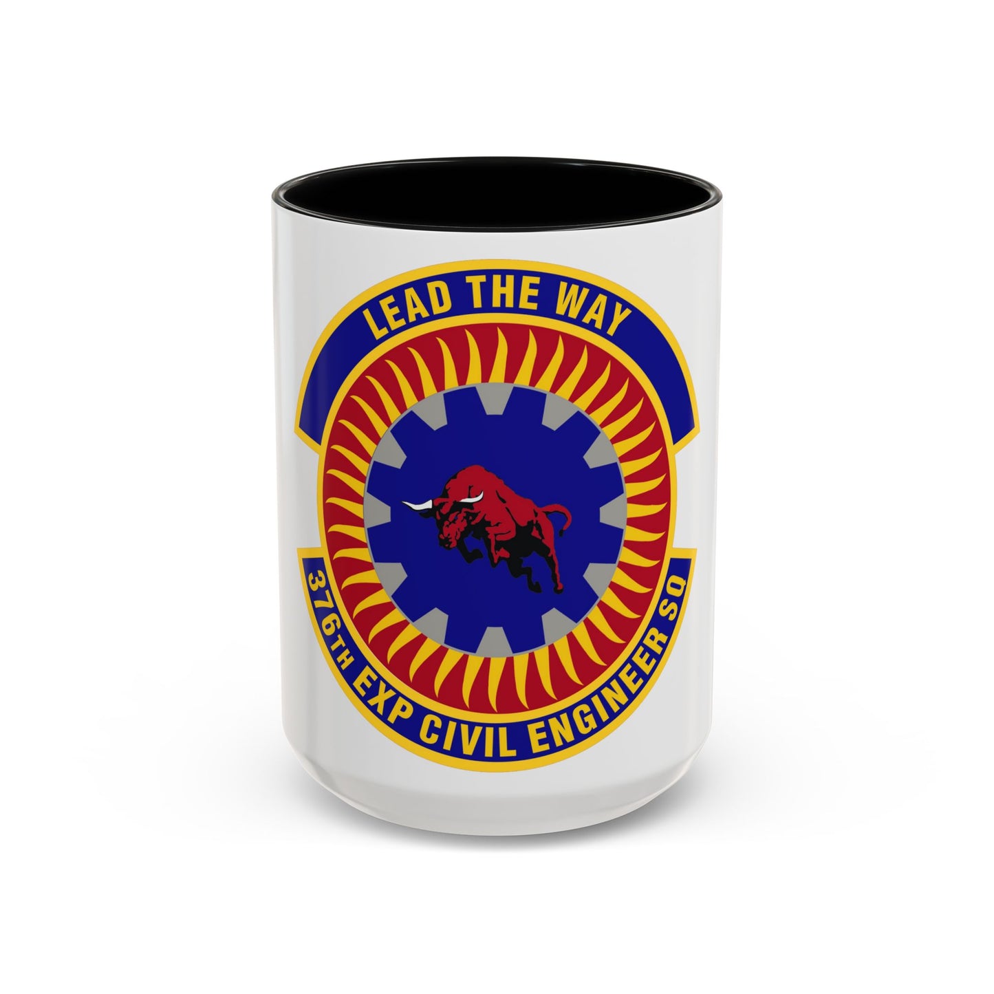 376th Expeditionary Civil Engineer Squadron (U.S. Air Force) Accent Coffee Mug
