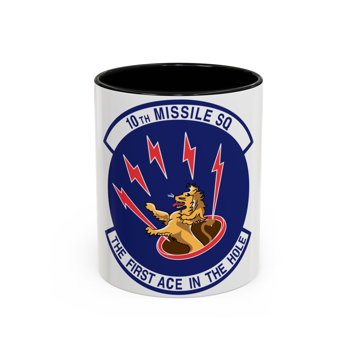 10th Missile SQ The First In The Hole (U.S. Air Force) Accent Coffee Mug
