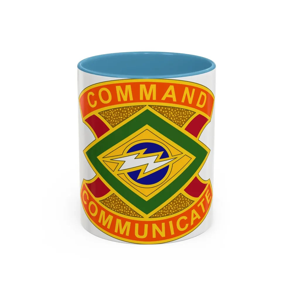 359 Signal Brigade 2 (U.S. Army) Accent Coffee Mug 11oz Light Blue - Go Mug Yourself