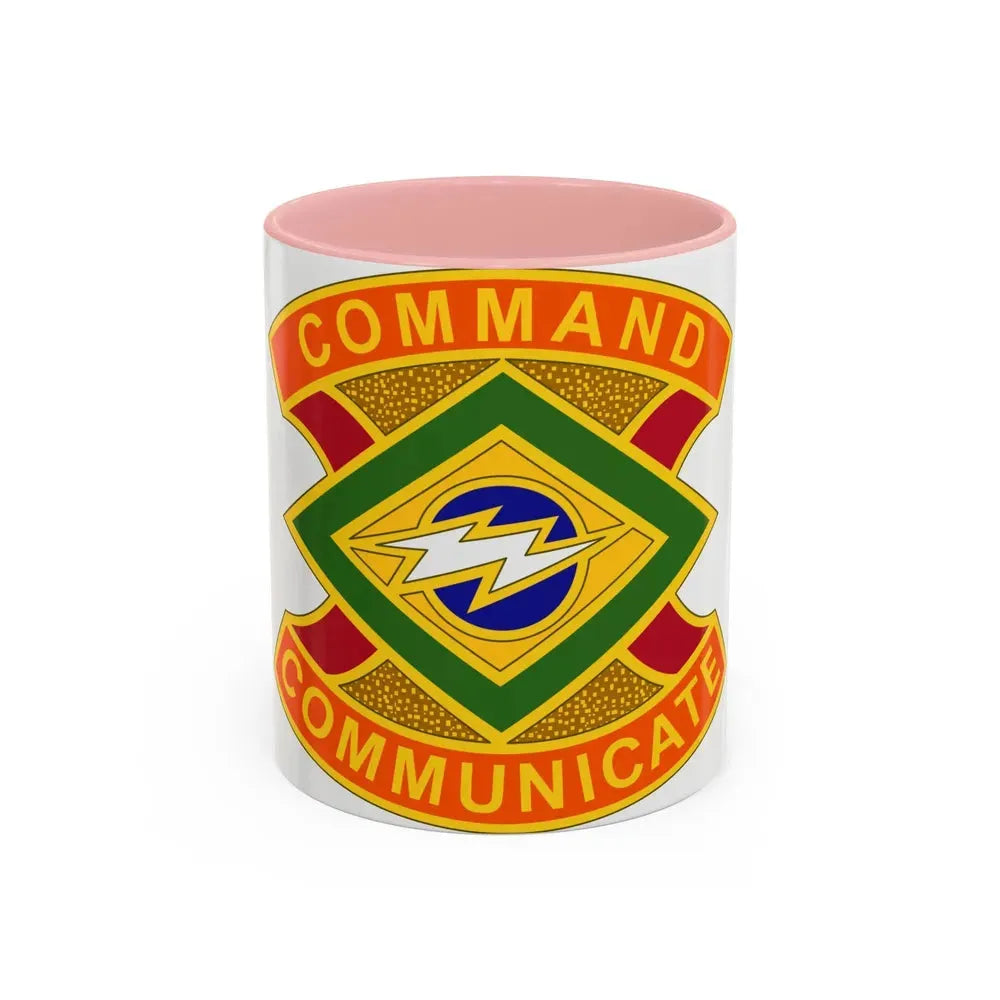 359 Signal Brigade 2 (U.S. Army) Accent Coffee Mug 11oz Pink - Go Mug Yourself