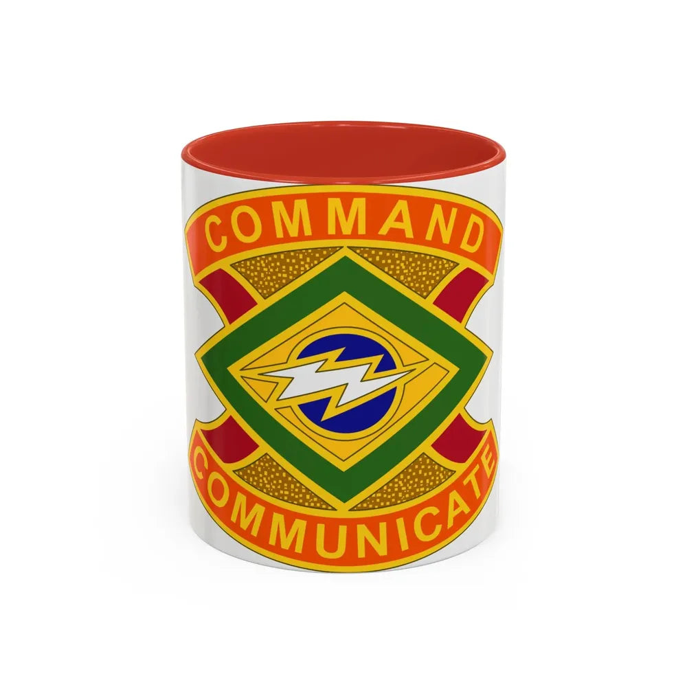 359 Signal Brigade 2 (U.S. Army) Accent Coffee Mug 11oz Red - Go Mug Yourself