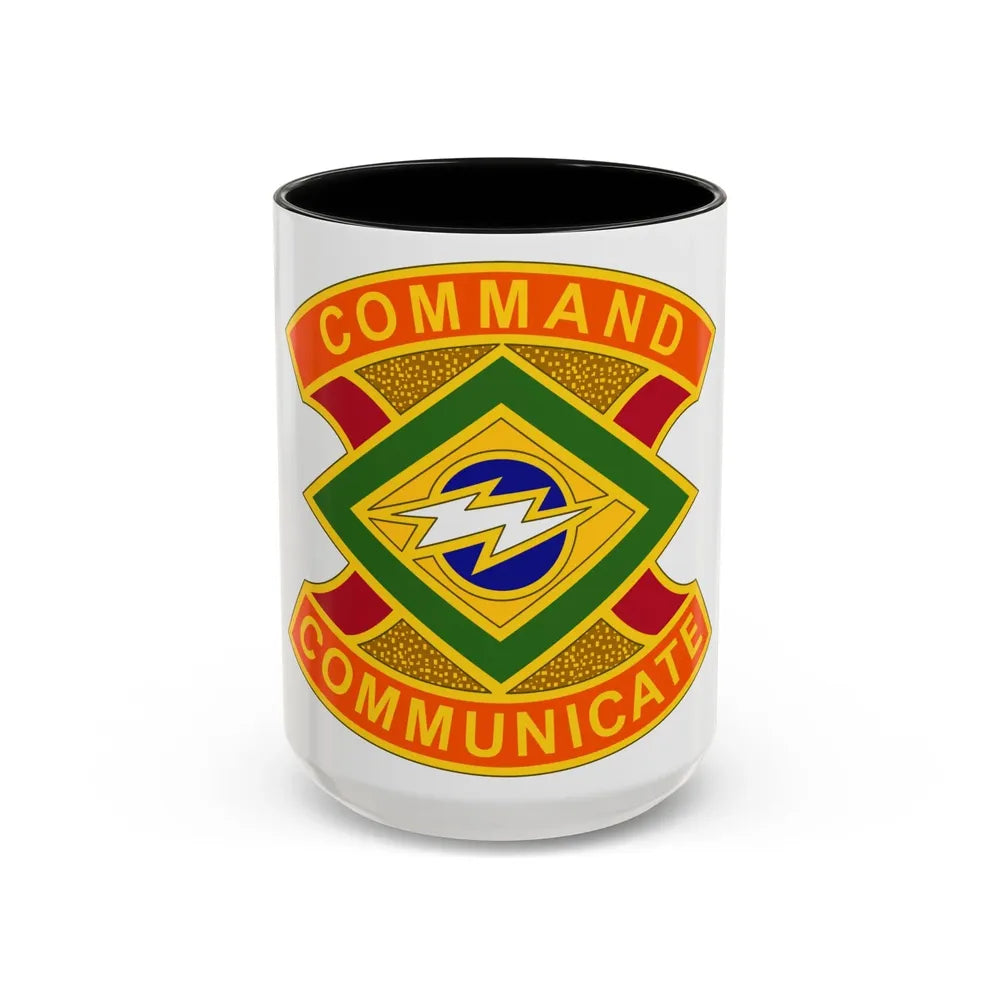 359 Signal Brigade 2 (U.S. Army) Accent Coffee Mug 15oz Black - Go Mug Yourself