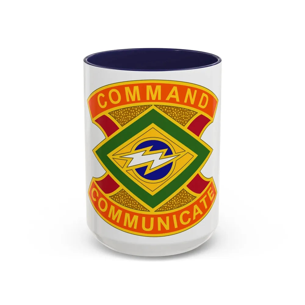 359 Signal Brigade 2 (U.S. Army) Accent Coffee Mug 15oz Navy - Go Mug Yourself