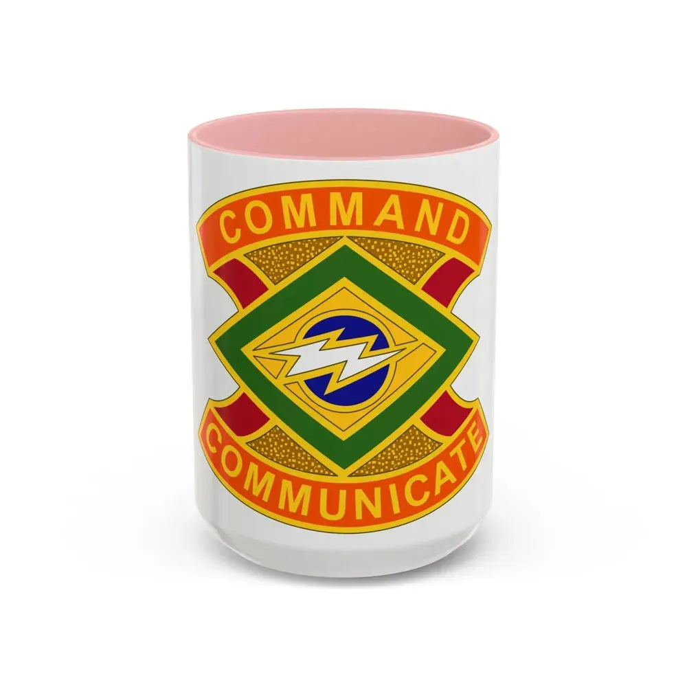 359 Signal Brigade 2 (U.S. Army) Accent Coffee Mug 15oz Pink - Go Mug Yourself