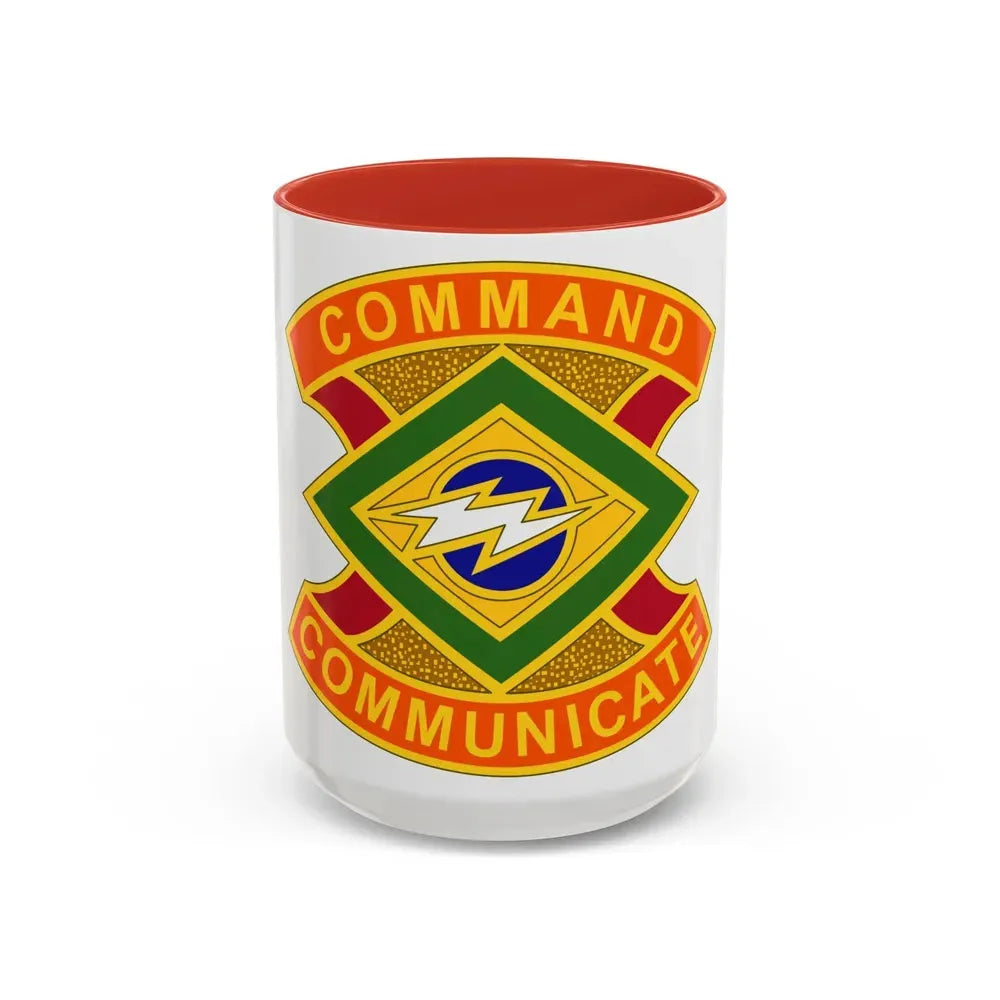 359 Signal Brigade 2 (U.S. Army) Accent Coffee Mug 15oz Red - Go Mug Yourself