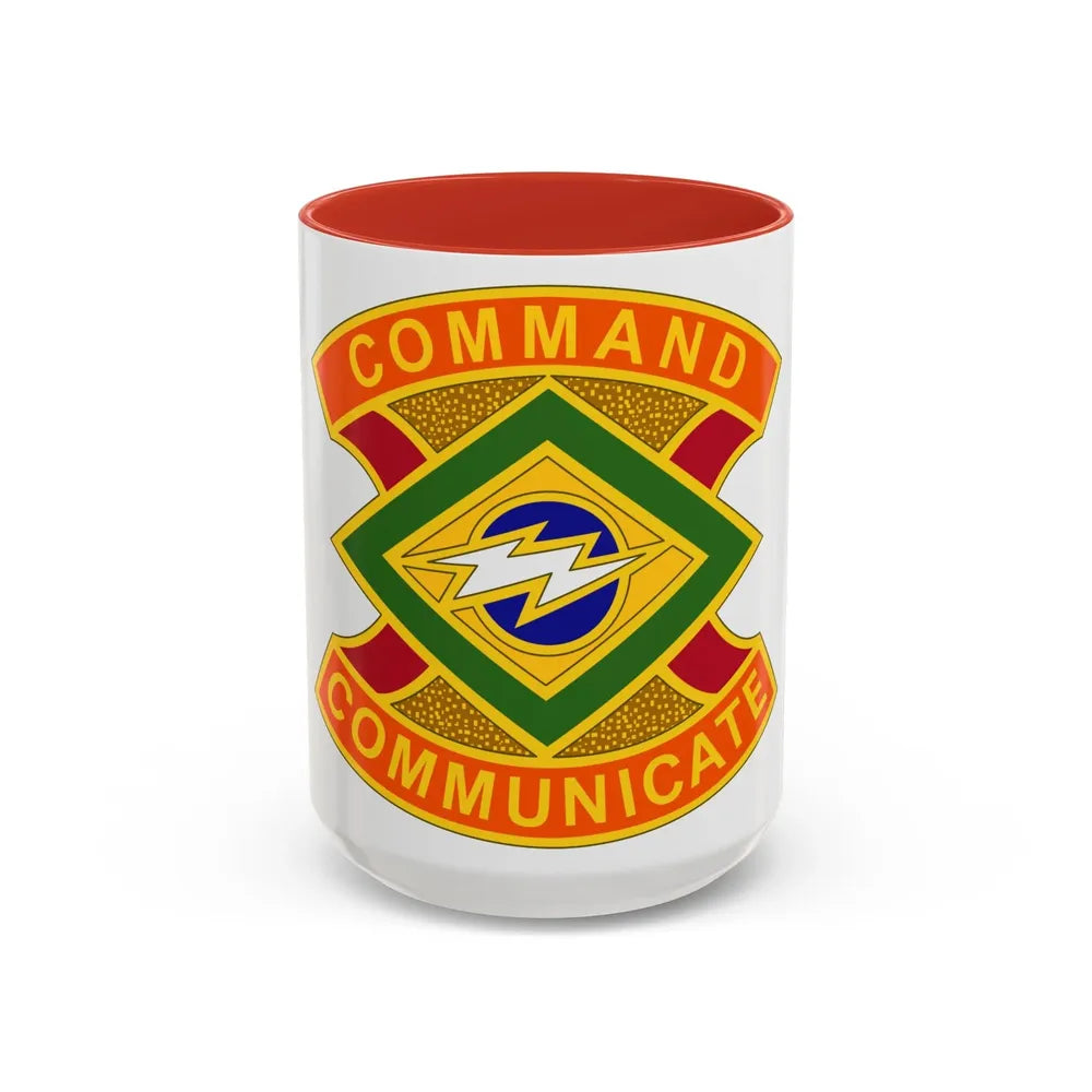 359 Signal Brigade 2 (U.S. Army) Accent Coffee Mug 15oz Red - Go Mug Yourself