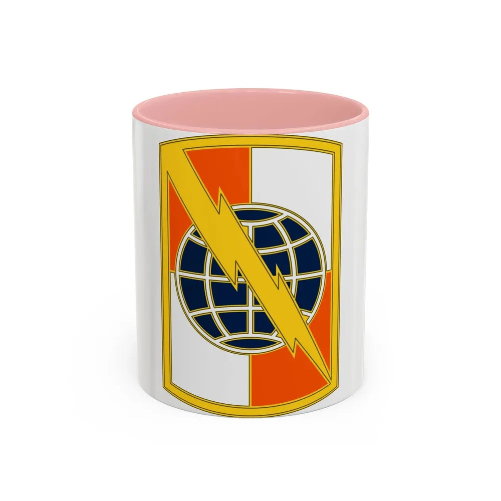 359 Signal Brigade 3 (U.S. Army) Accent Coffee Mug 11oz Pink - Go Mug Yourself