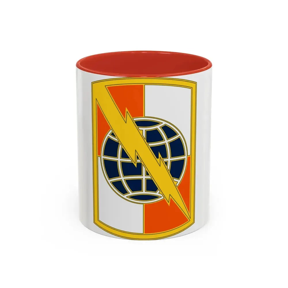 359 Signal Brigade 3 (U.S. Army) Accent Coffee Mug 11oz Red - Go Mug Yourself