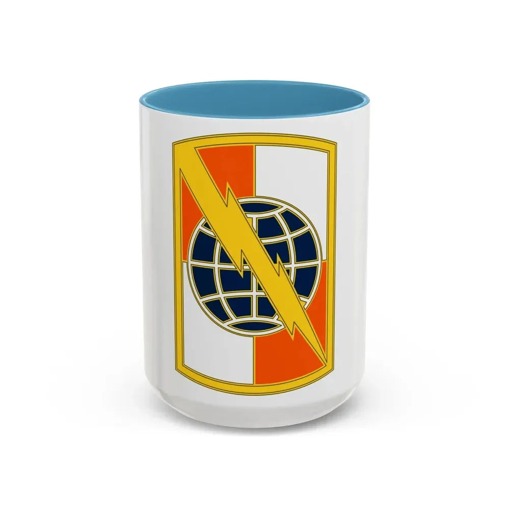 359 Signal Brigade 3 (U.S. Army) Accent Coffee Mug 15oz Light Blue - Go Mug Yourself