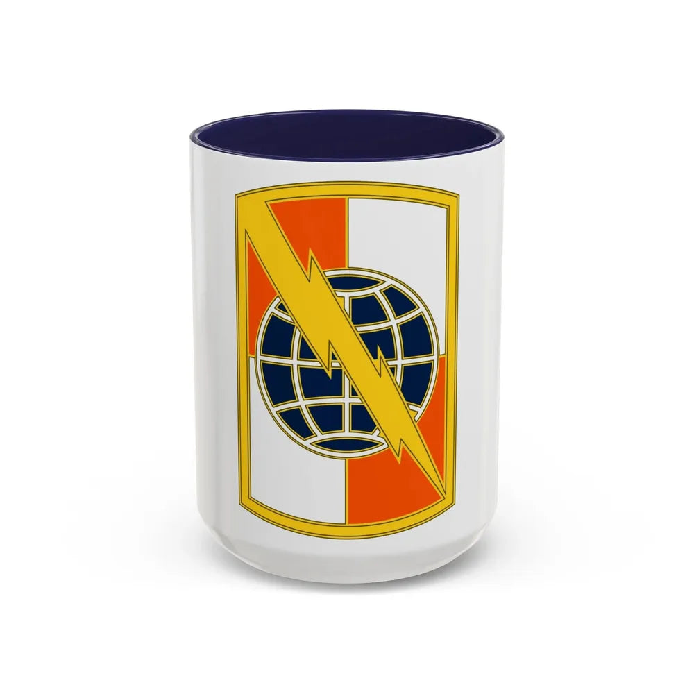 359 Signal Brigade 3 (U.S. Army) Accent Coffee Mug 15oz Navy - Go Mug Yourself