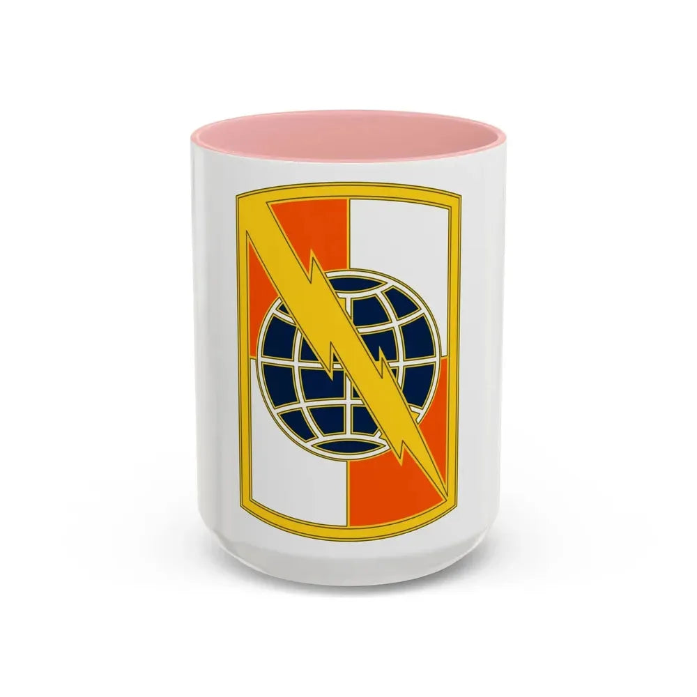 359 Signal Brigade 3 (U.S. Army) Accent Coffee Mug 15oz Pink - Go Mug Yourself