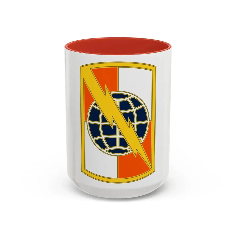 359 Signal Brigade 3 (U.S. Army) Accent Coffee Mug 15oz Red - Go Mug Yourself
