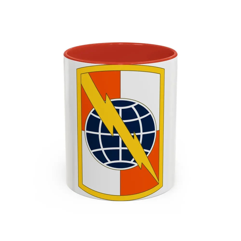 359 Signal Brigade (U.S. Army) Accent Coffee Mug 11oz Red - Go Mug Yourself