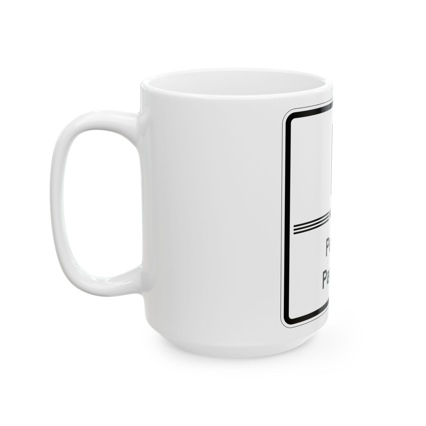 Pelham Pkwy Shield free (New York) (Road Sign) White Coffee Mug