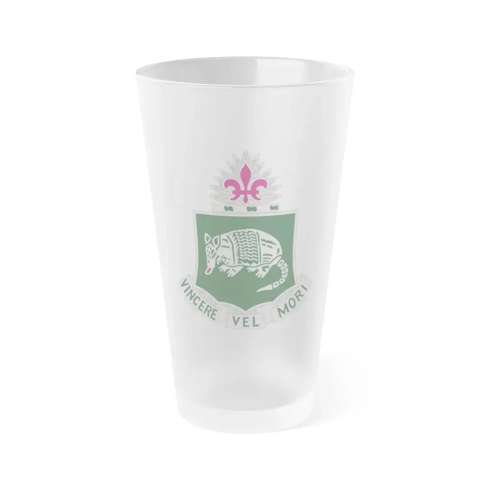 35th Armored Regiment (U.S. Army) Frosted Pint Glass 16oz Default Title - Go Mug Yourself