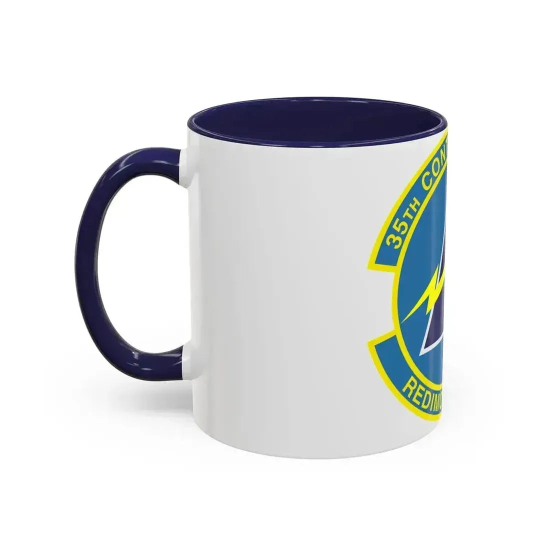 35th Contracting Squadron (U.S. Air Force) Accent Coffee Mug - Go Mug Yourself