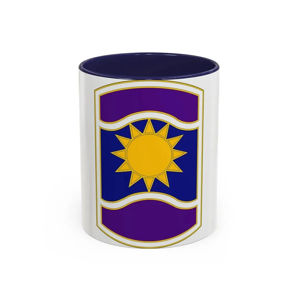 361 Civil Affairs Brigade (U.S. Army) Accent Coffee Mug 11oz Navy - Go Mug Yourself