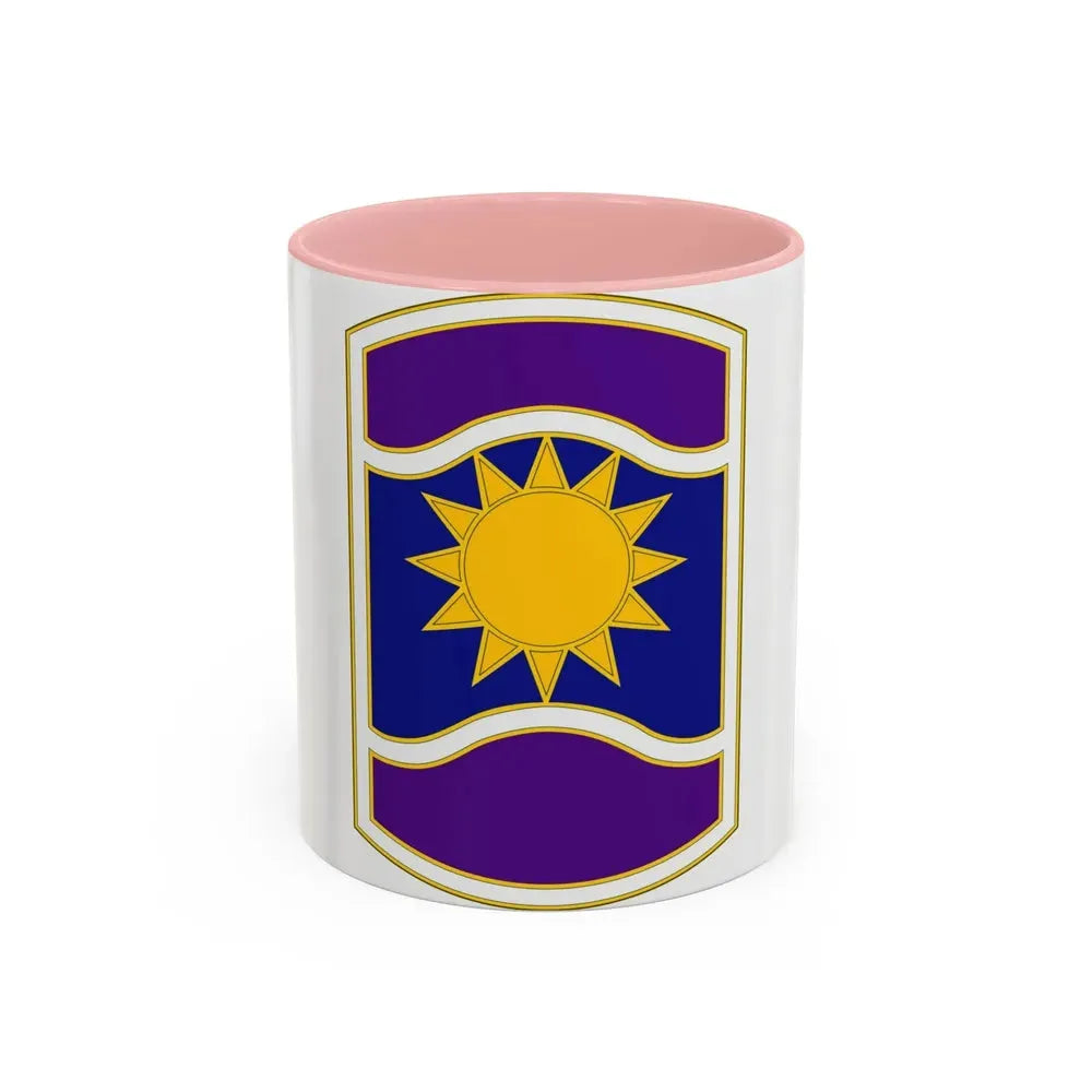 361 Civil Affairs Brigade (U.S. Army) Accent Coffee Mug 11oz Pink - Go Mug Yourself