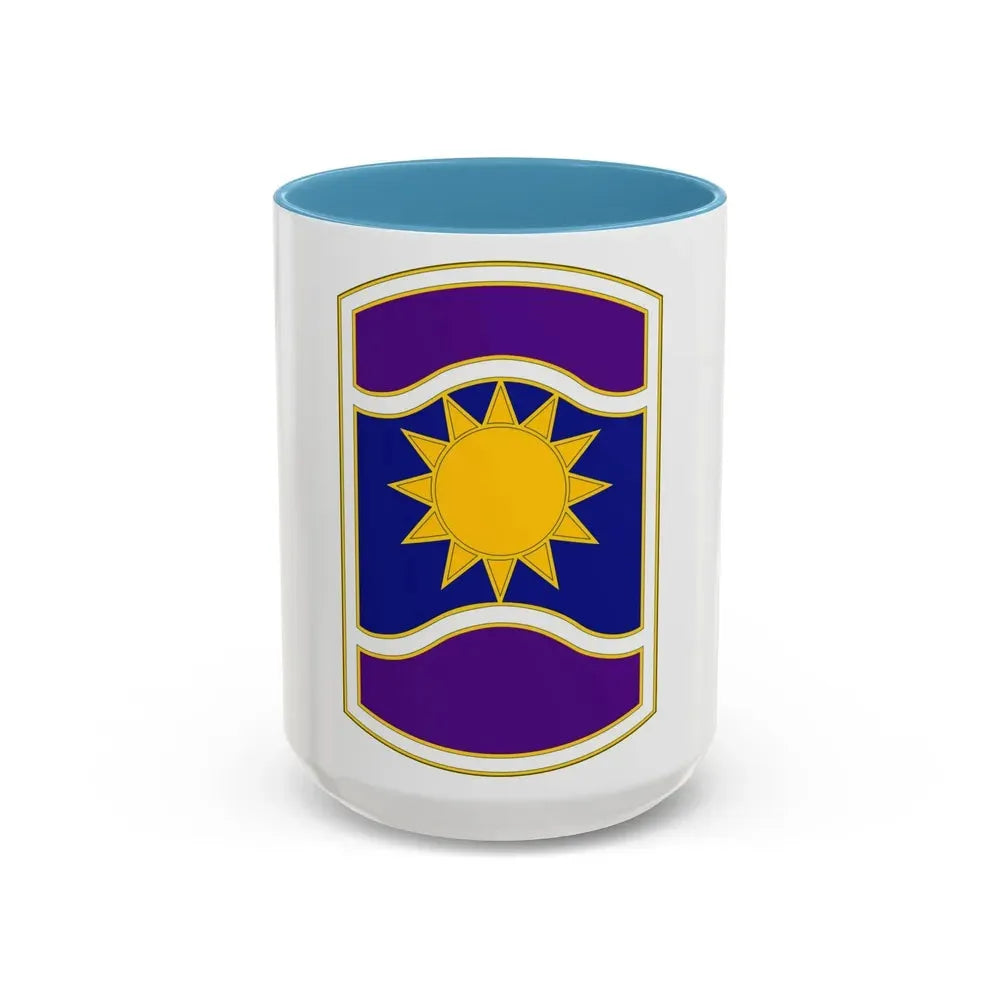 361 Civil Affairs Brigade (U.S. Army) Accent Coffee Mug 15oz Light Blue - Go Mug Yourself