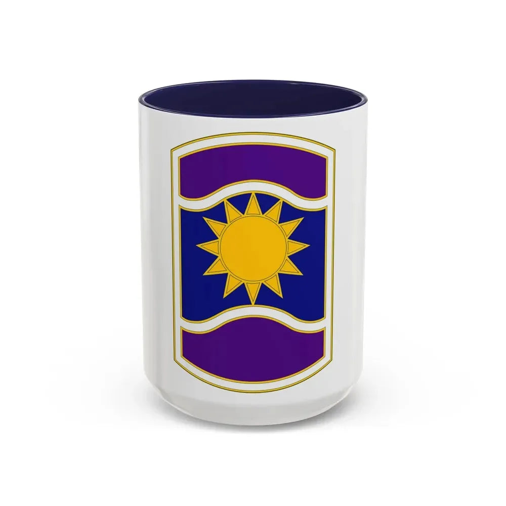 361 Civil Affairs Brigade (U.S. Army) Accent Coffee Mug 15oz Navy - Go Mug Yourself