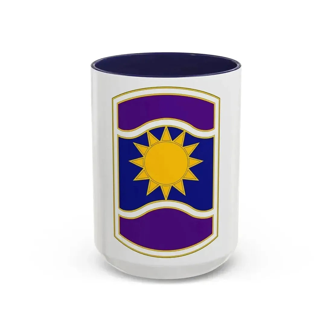 361 Civil Affairs Brigade (U.S. Army) Accent Coffee Mug 15oz Navy - Go Mug Yourself
