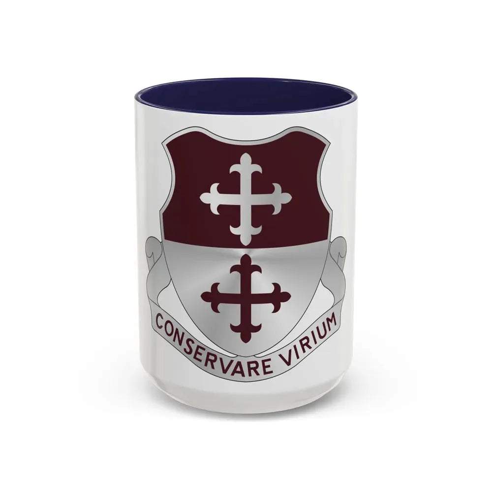 363 Medical Battalion (U.S. Army) Accent Coffee Mug 15oz Navy - Go Mug Yourself