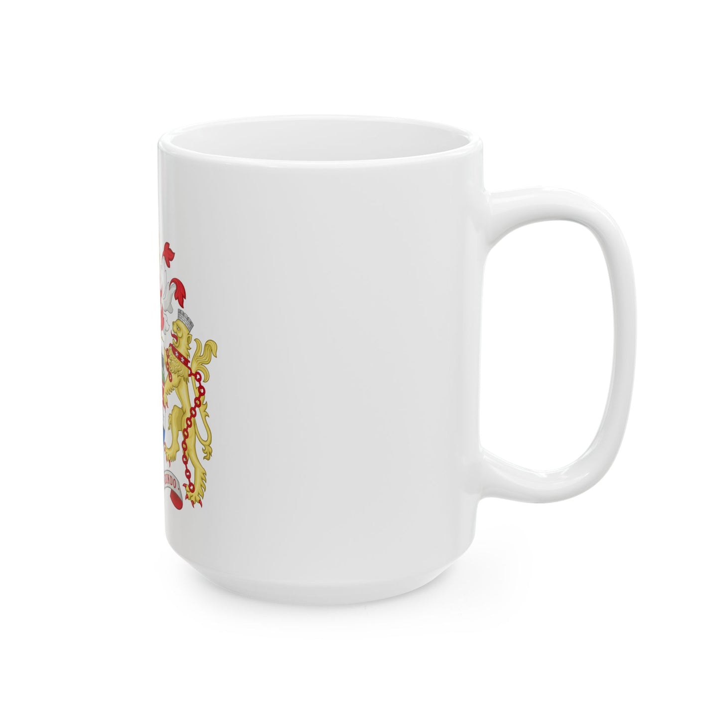 Coat of Arms Melbourne Australia - White Coffee Mug