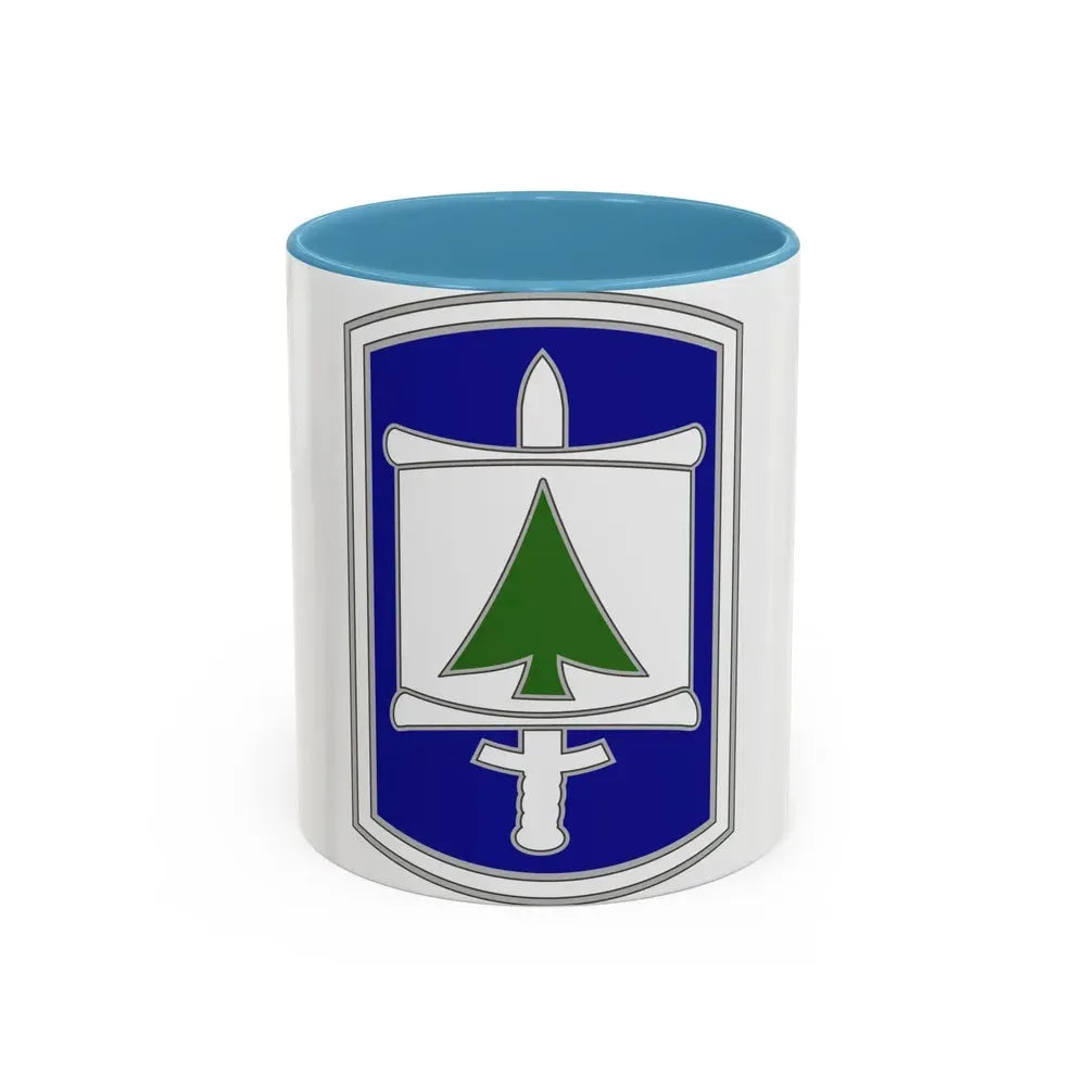364 Civil Affairs Brigade (U.S. Army) Accent Coffee Mug 11oz Light Blue - Go Mug Yourself