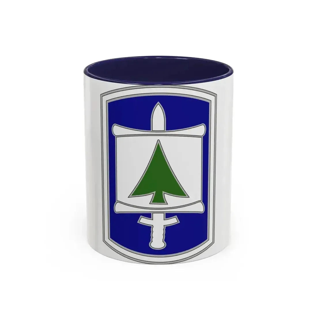 364 Civil Affairs Brigade (U.S. Army) Accent Coffee Mug 11oz Navy - Go Mug Yourself