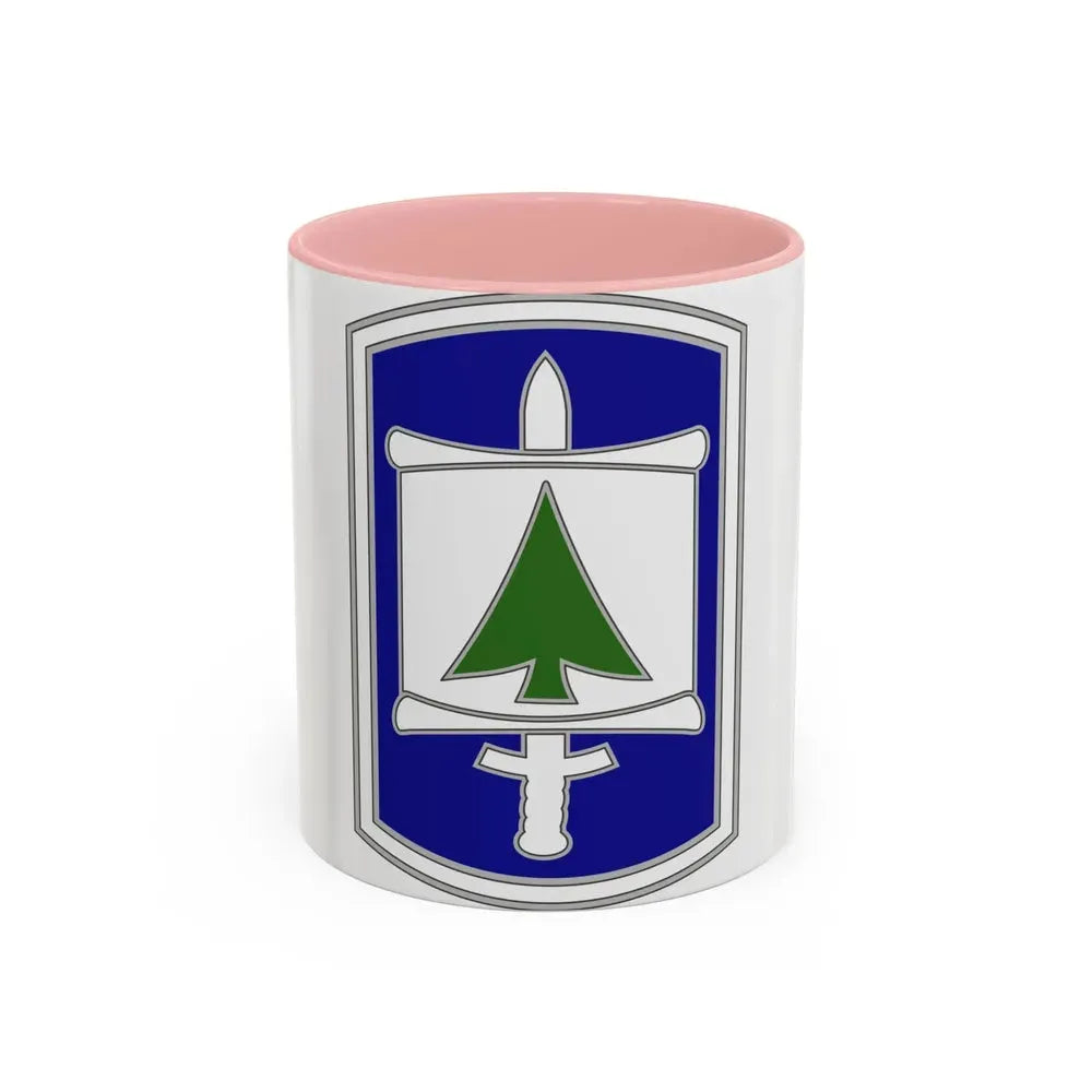 364 Civil Affairs Brigade (U.S. Army) Accent Coffee Mug 11oz Pink - Go Mug Yourself