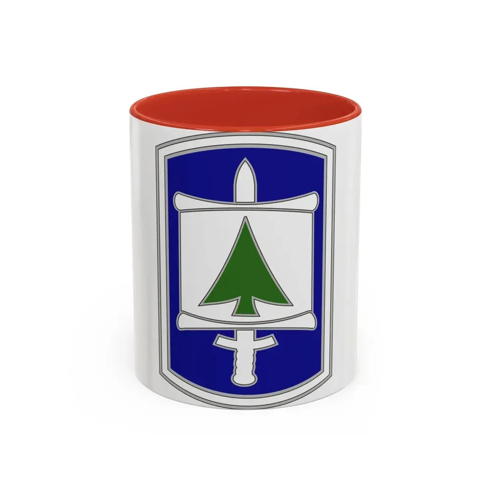 364 Civil Affairs Brigade (U.S. Army) Accent Coffee Mug 11oz Red - Go Mug Yourself