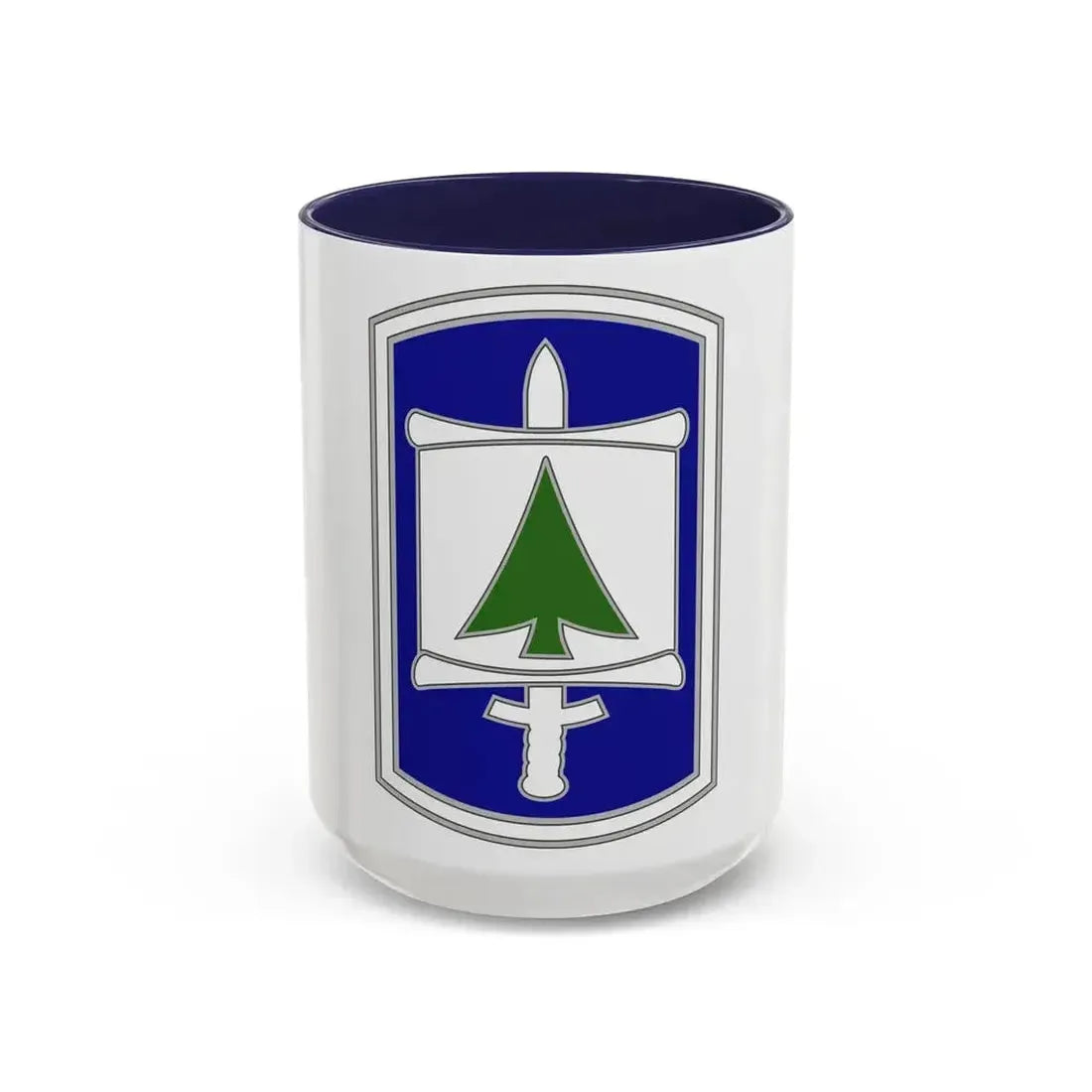 364 Civil Affairs Brigade (U.S. Army) Accent Coffee Mug 15oz Navy - Go Mug Yourself
