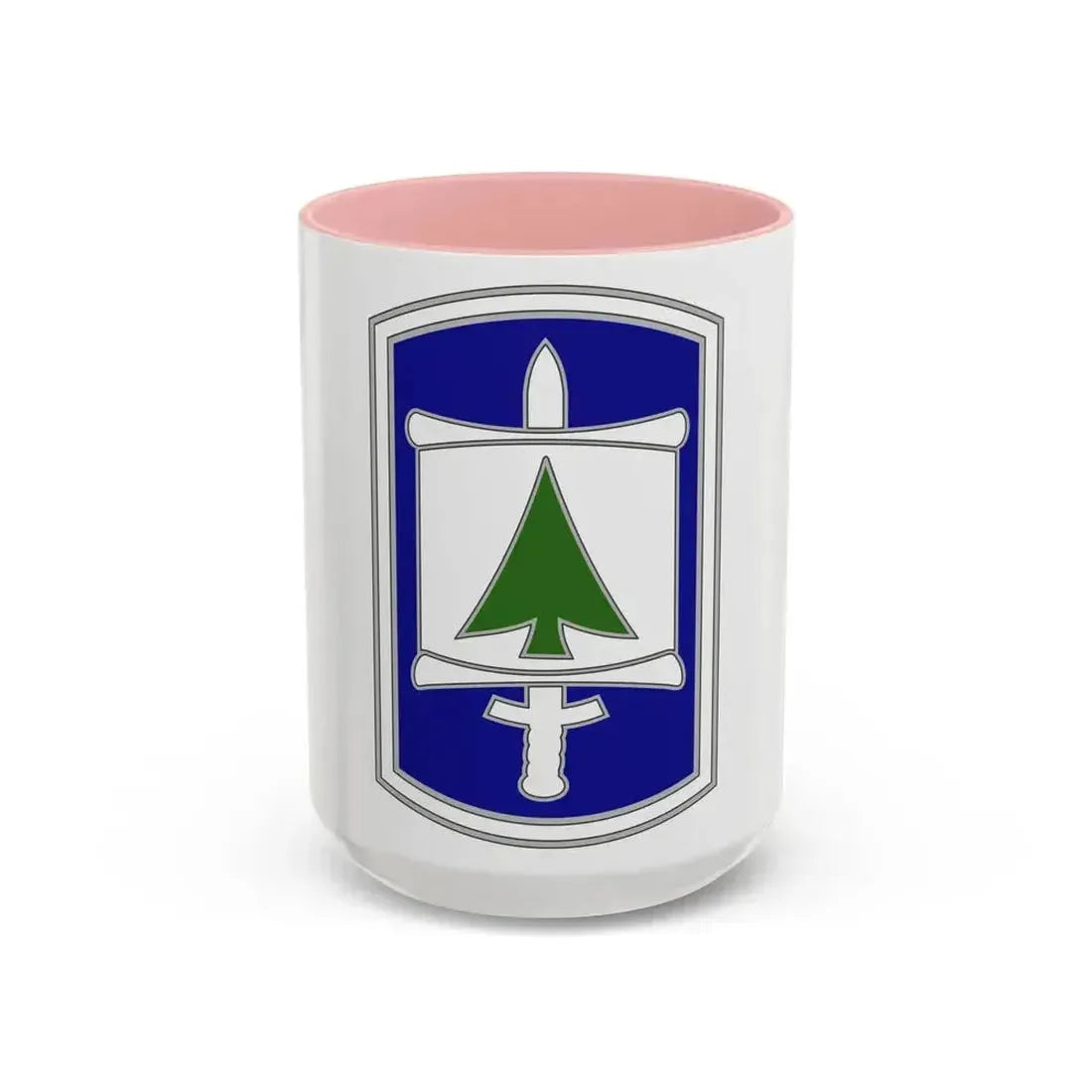364 Civil Affairs Brigade (U.S. Army) Accent Coffee Mug 15oz Pink - Go Mug Yourself