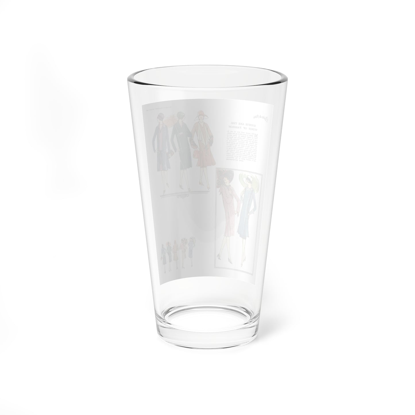 L'echo de Paris (1), McCall's magazine, August 1926 - Pint Glass 16oz
