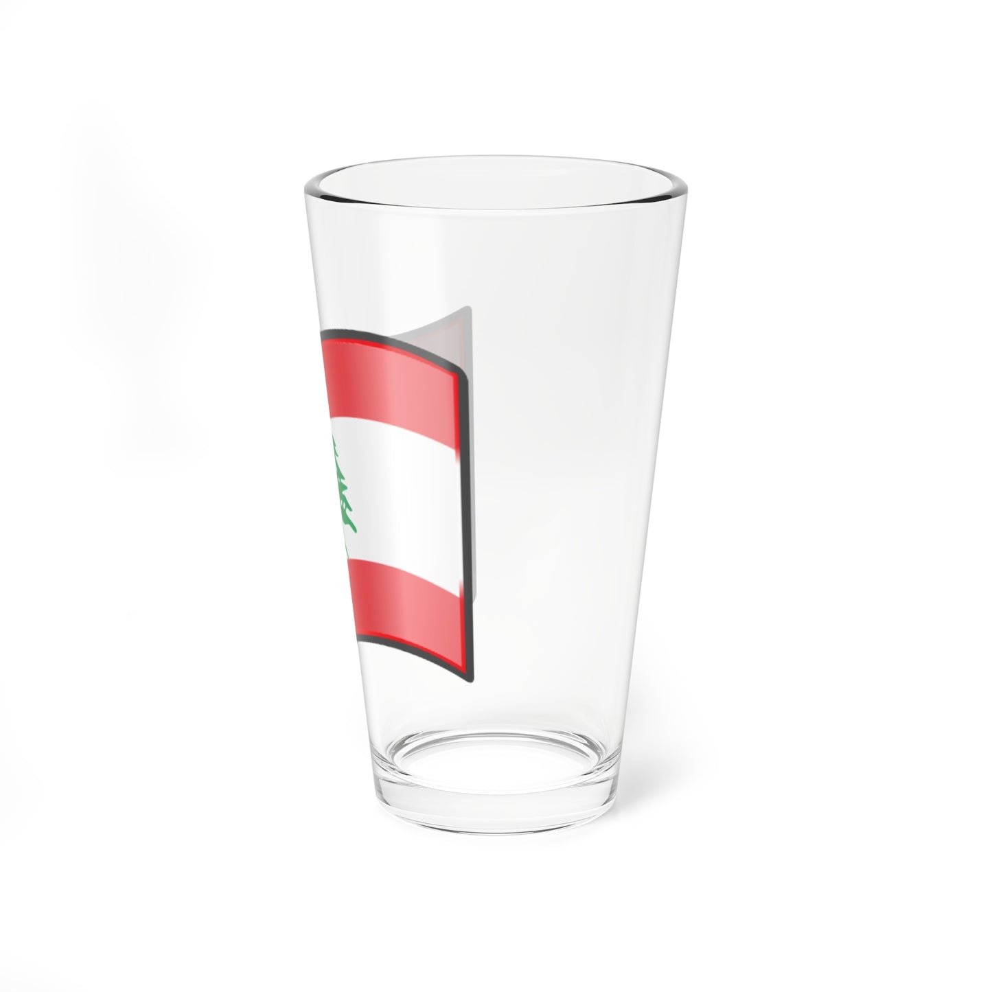 Nuvola Lebanese flag (Lebanon) Pint Glass 16oz