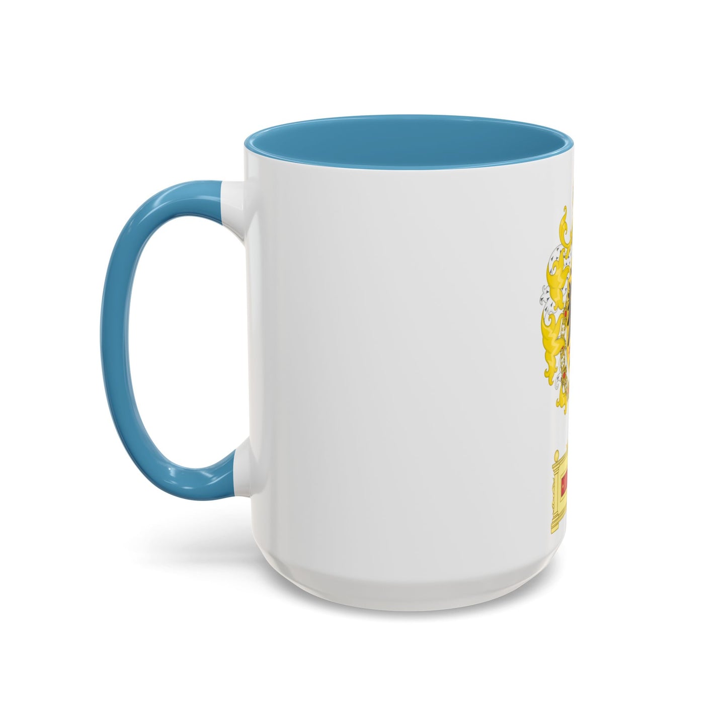 Ornamented Coat of Arms of Maximilian I, Holy Roman Emperor - Accent Coffee Mug