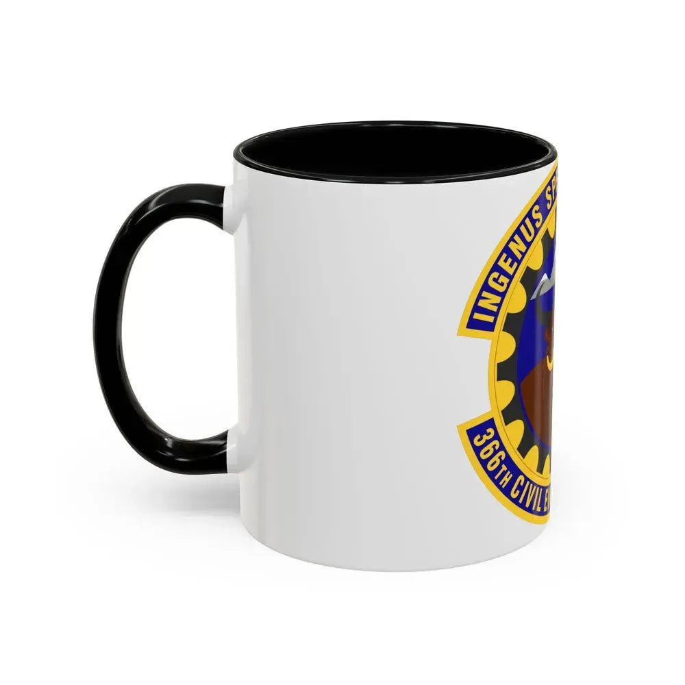 366 Civil Engineer Squadron ACC (U.S. Air Force) Accent Coffee Mug - Go Mug Yourself
