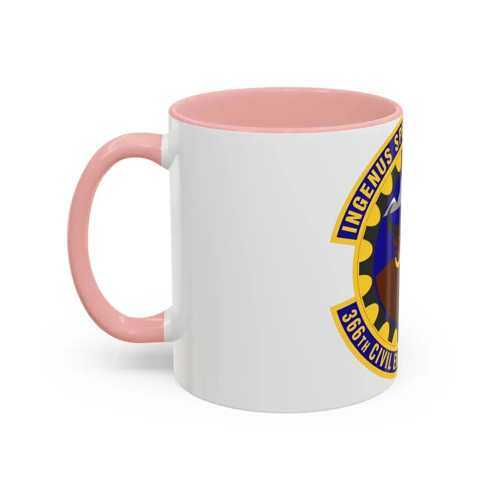 366 Civil Engineer Squadron ACC (U.S. Air Force) Accent Coffee Mug - Go Mug Yourself