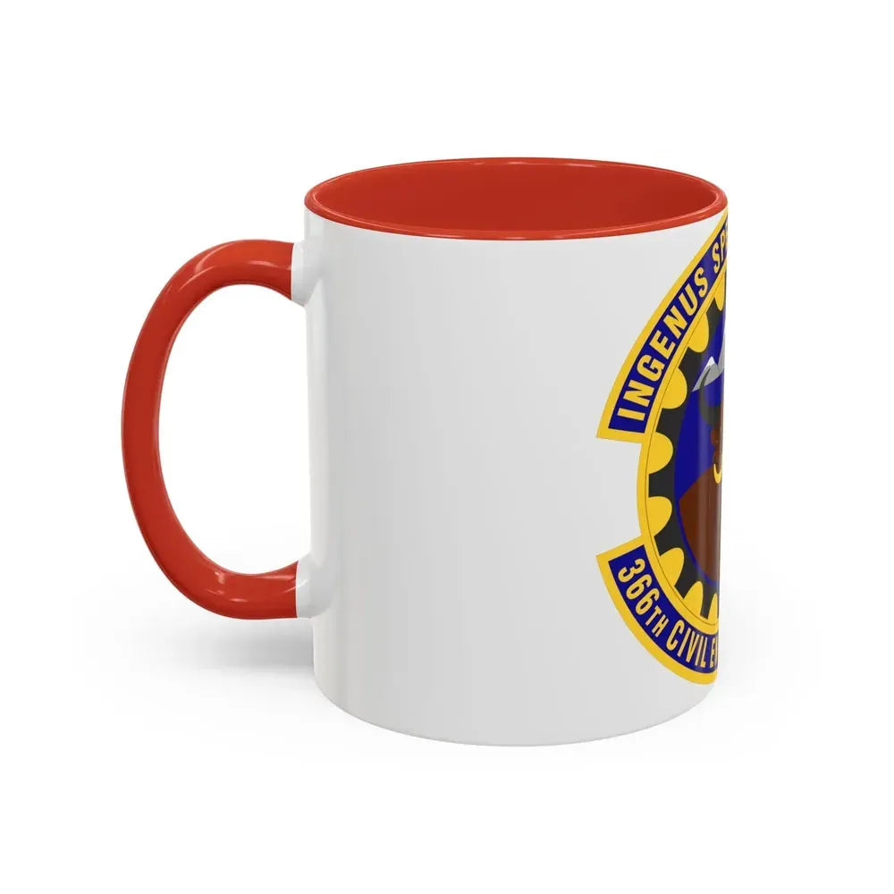 366 Civil Engineer Squadron ACC (U.S. Air Force) Accent Coffee Mug - Go Mug Yourself