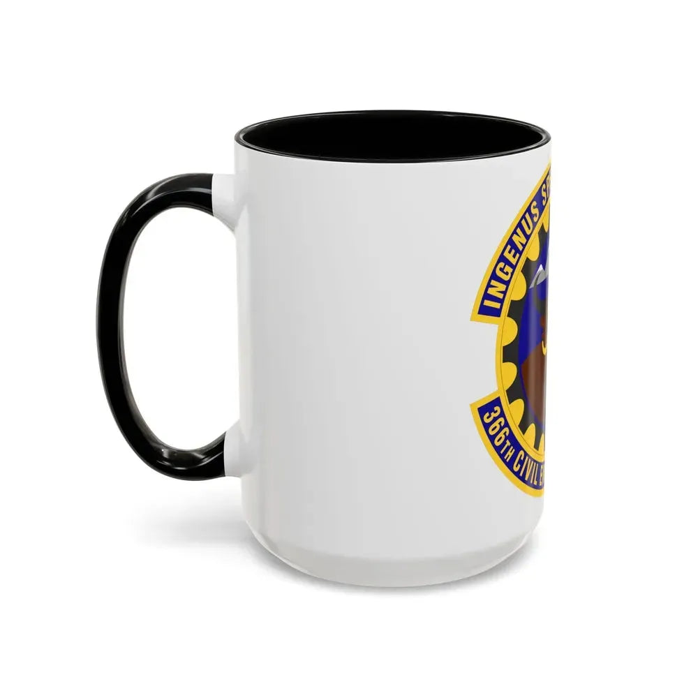 366 Civil Engineer Squadron ACC (U.S. Air Force) Accent Coffee Mug - Go Mug Yourself