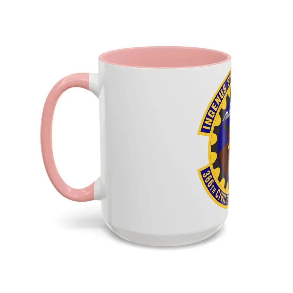366 Civil Engineer Squadron ACC (U.S. Air Force) Accent Coffee Mug - Go Mug Yourself