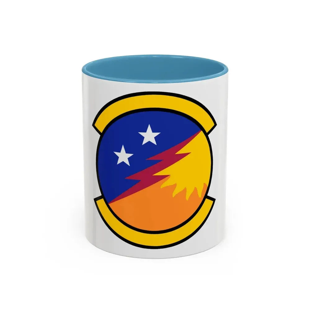 366 Communications Squadron ACC (U.S. Air Force) Accent Coffee Mug 11oz Light Blue - Go Mug Yourself